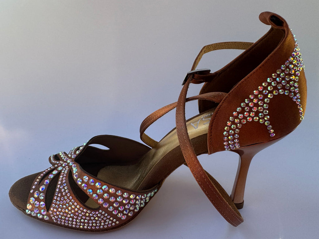 Angela with Swarovski Crystals, 3.5 stilletto heel