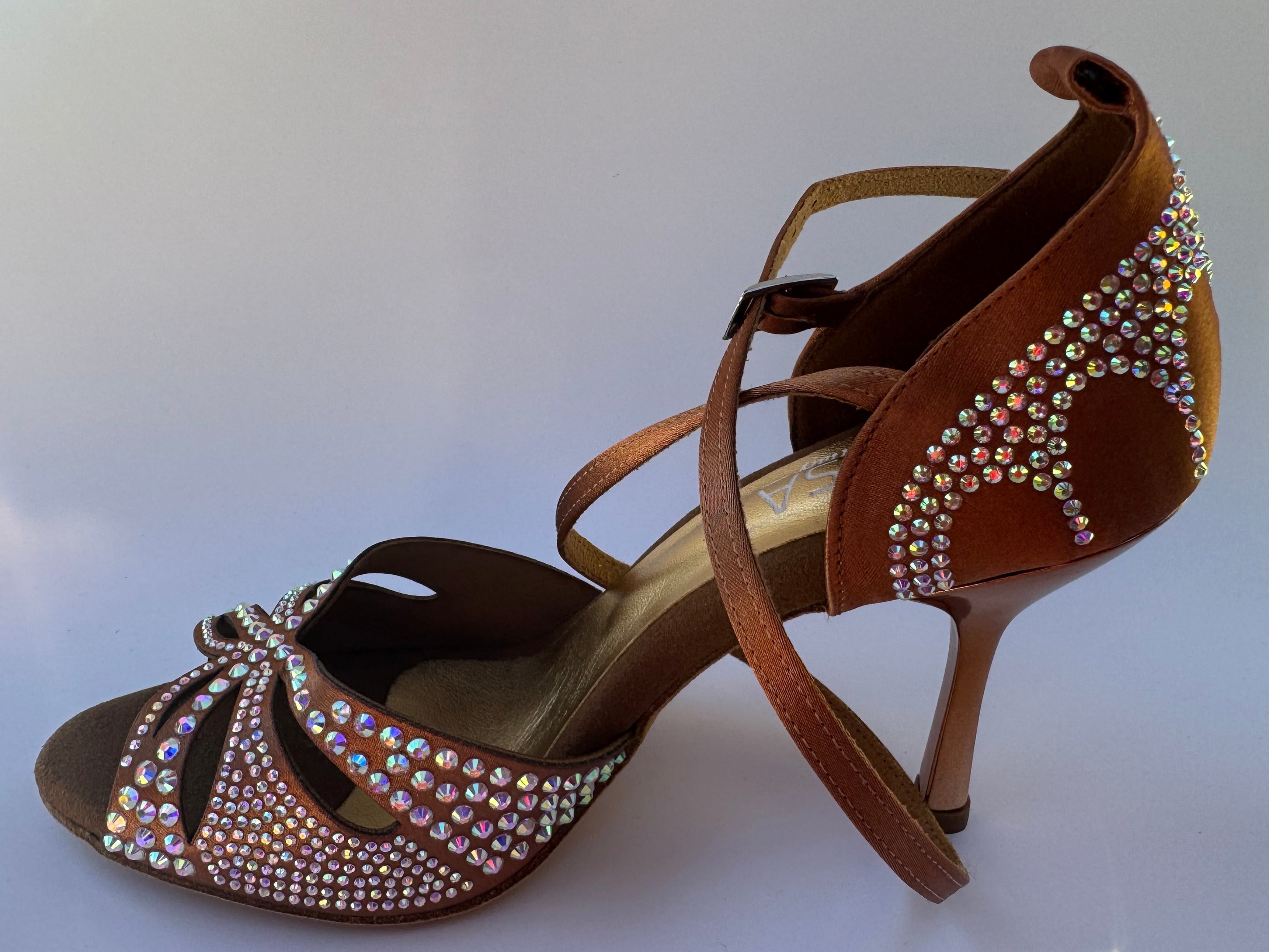 Angela with Swarovski Crystals, 3.5 stilletto heel