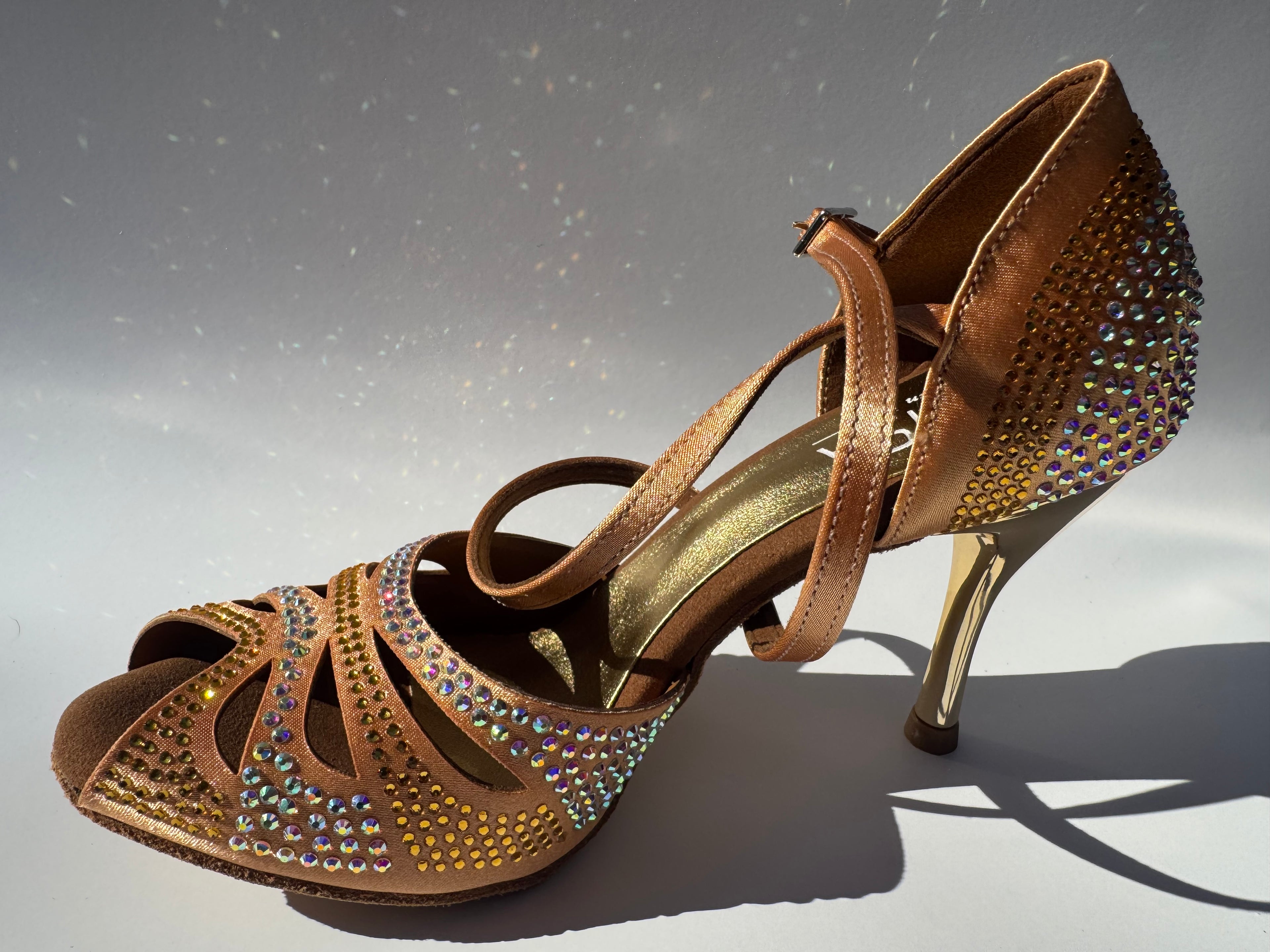 Ana with Swarovski Crystals, 3.34 in stiletto heel