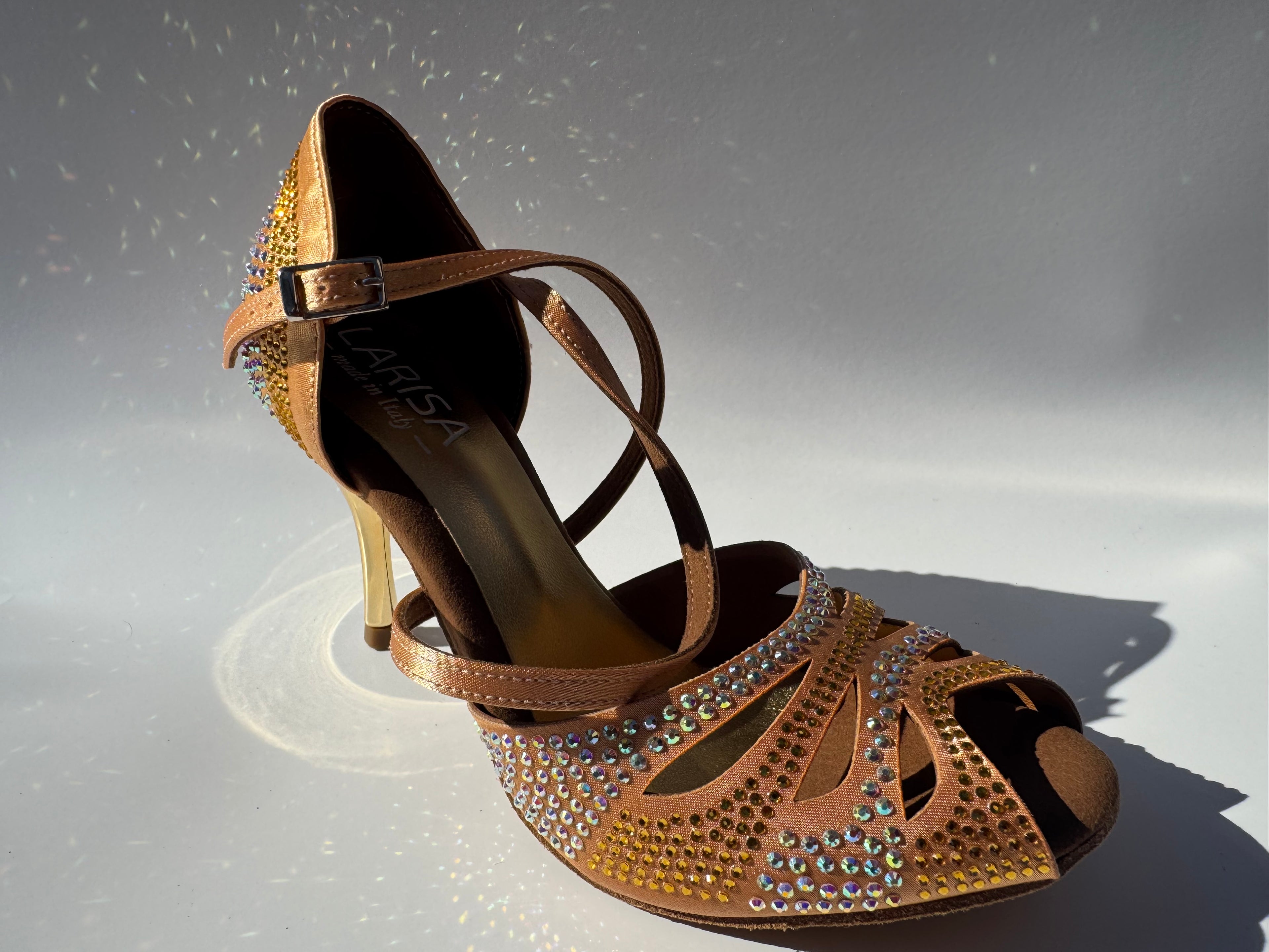 Ana with Swarovski Crystals, 3.34 in stiletto heel