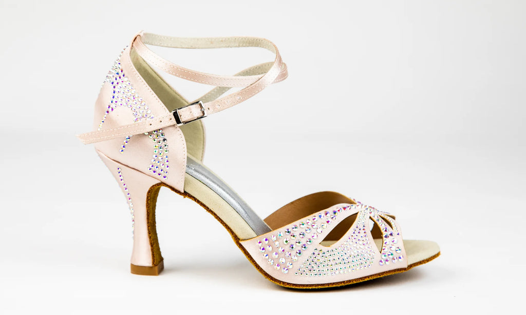 Angela with Swarovski Crystals, 2.75 in heel