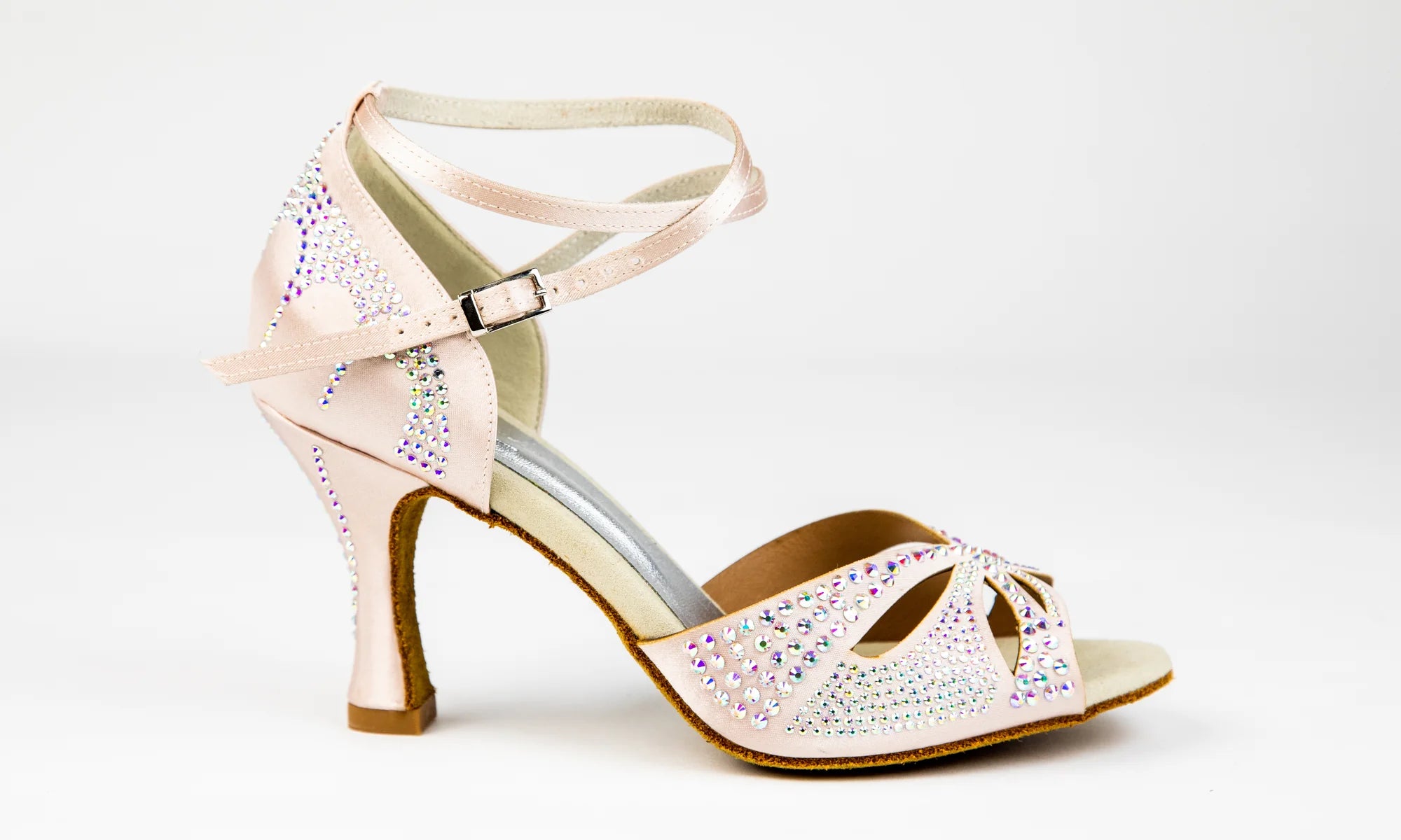 Angela with Swarovski Crystals, 2.75 in heel