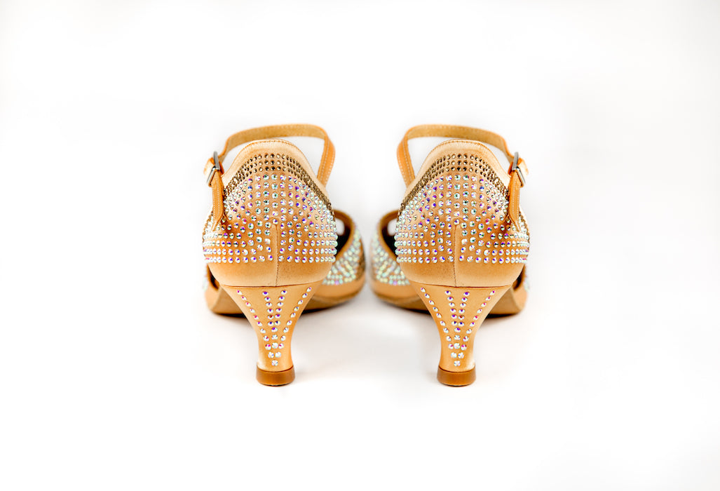 Ana with Swarovski Crystals, 2 in heel