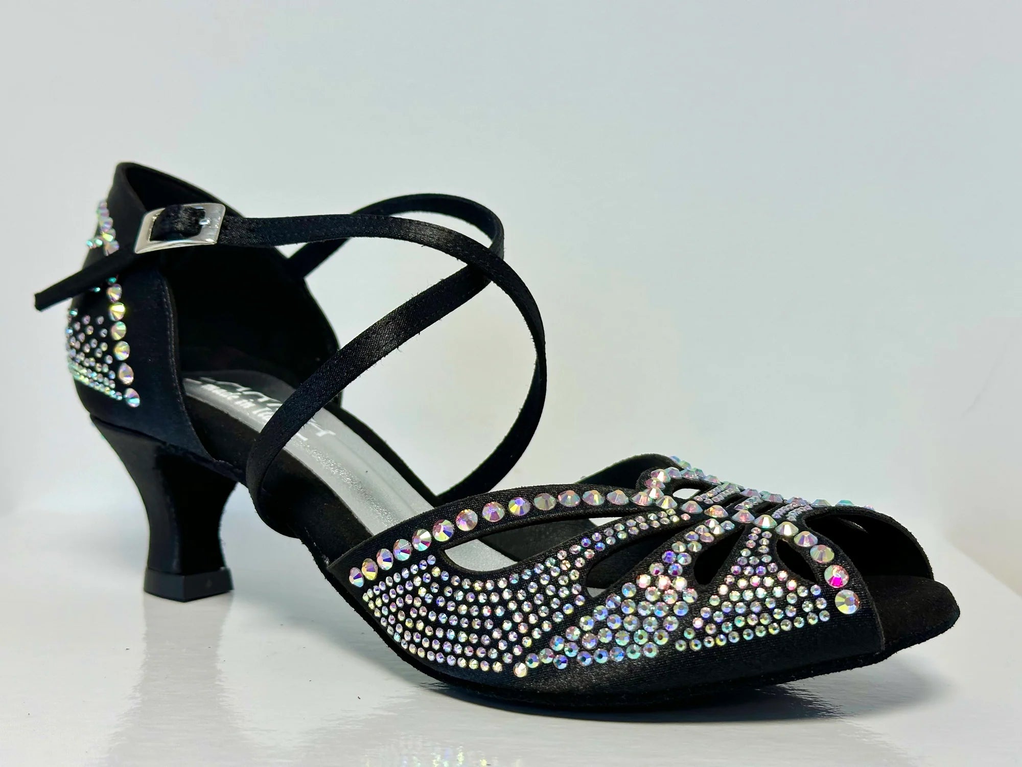 Aurora with Swarovski Crystals, 2in heel