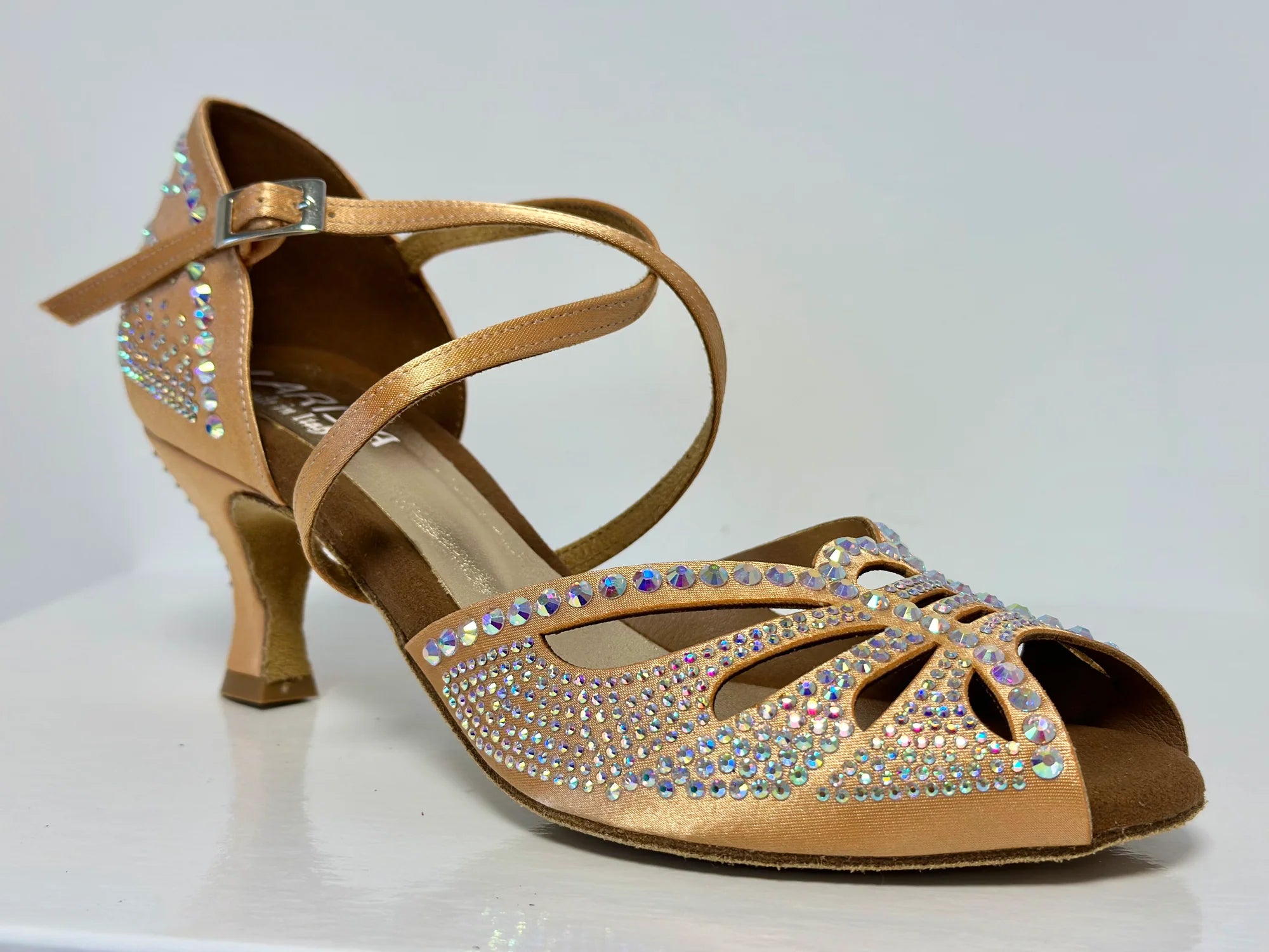 Aurora with Swarovski Crystals, 2in heel