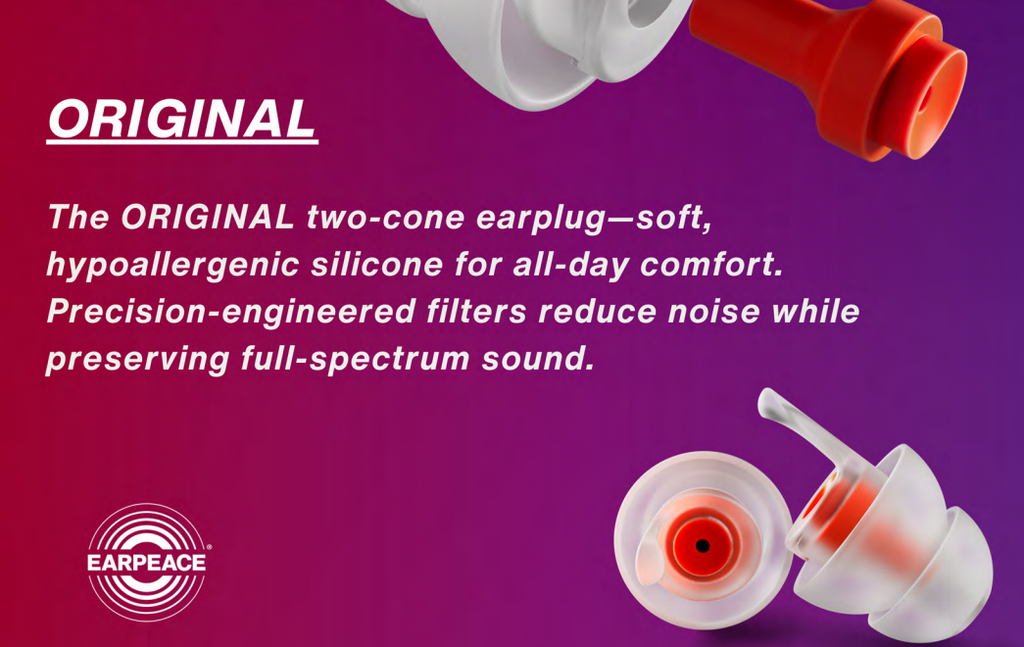 EarPeace Original Ear Plugs – High-Fidelity Hearing Protection for Dancers